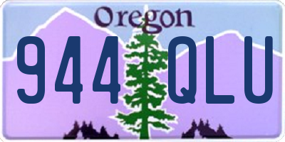 OR license plate 944QLU