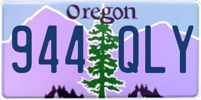 OR license plate 944QLY
