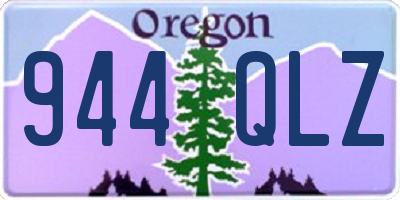 OR license plate 944QLZ