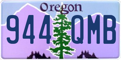 OR license plate 944QMB