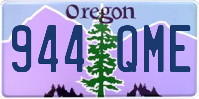 OR license plate 944QME