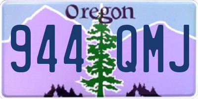 OR license plate 944QMJ
