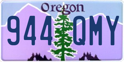 OR license plate 944QMY