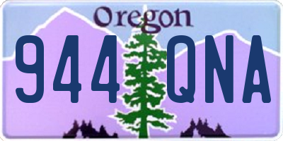 OR license plate 944QNA
