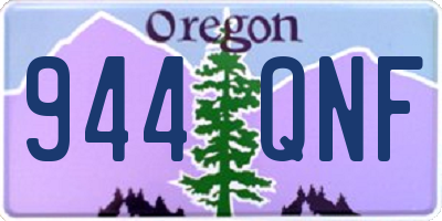 OR license plate 944QNF