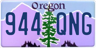 OR license plate 944QNG