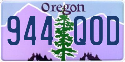 OR license plate 944QOD