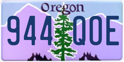 OR license plate 944QOE