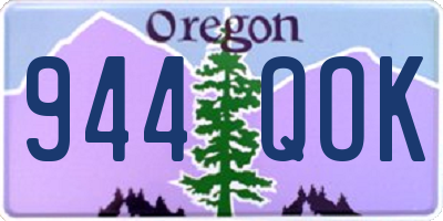 OR license plate 944QOK