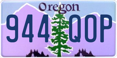 OR license plate 944QOP