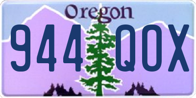 OR license plate 944QOX