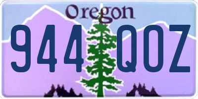 OR license plate 944QOZ