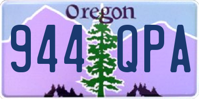 OR license plate 944QPA