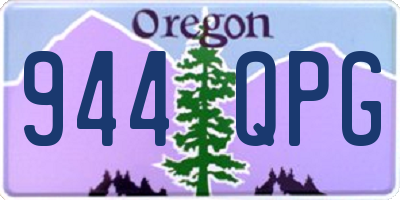 OR license plate 944QPG