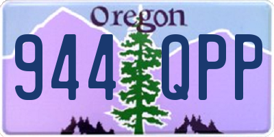 OR license plate 944QPP