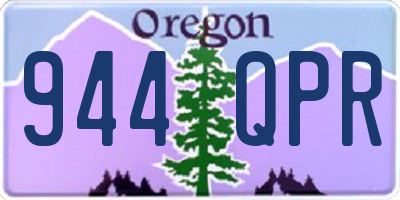 OR license plate 944QPR