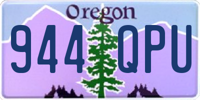 OR license plate 944QPU