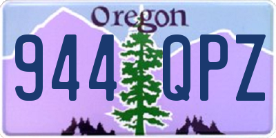 OR license plate 944QPZ
