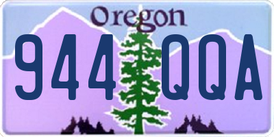 OR license plate 944QQA