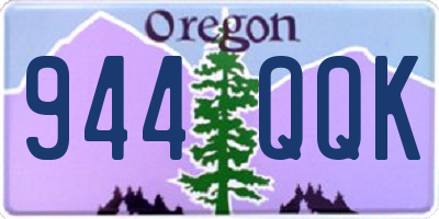 OR license plate 944QQK