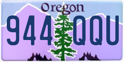 OR license plate 944QQU