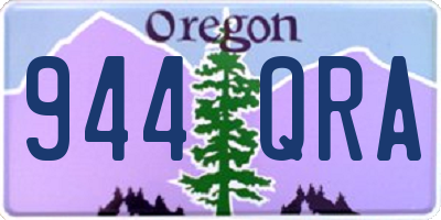OR license plate 944QRA