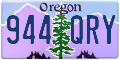 OR license plate 944QRY