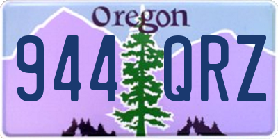 OR license plate 944QRZ