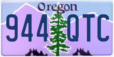 OR license plate 944QTC