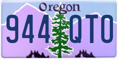 OR license plate 944QTO