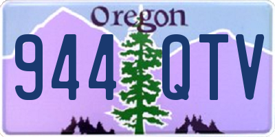 OR license plate 944QTV