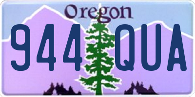 OR license plate 944QUA