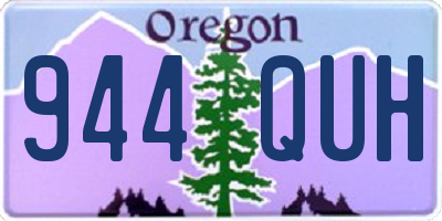 OR license plate 944QUH