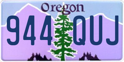 OR license plate 944QUJ