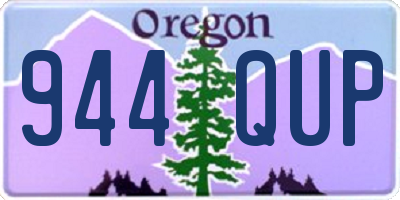 OR license plate 944QUP