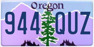 OR license plate 944QUZ