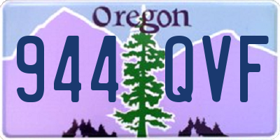 OR license plate 944QVF