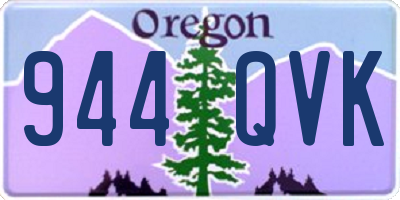 OR license plate 944QVK
