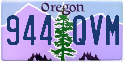 OR license plate 944QVM