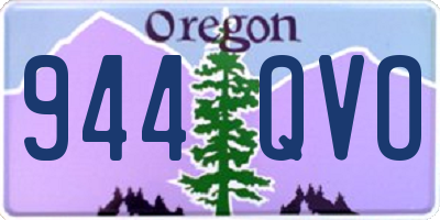 OR license plate 944QVO