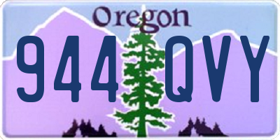 OR license plate 944QVY