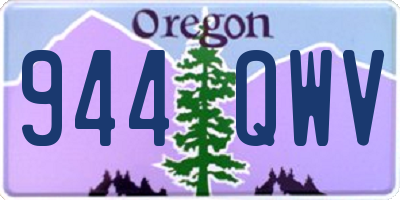 OR license plate 944QWV