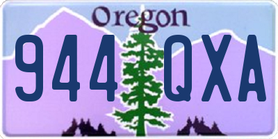 OR license plate 944QXA