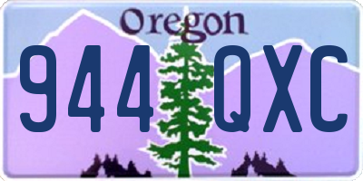 OR license plate 944QXC