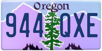 OR license plate 944QXE