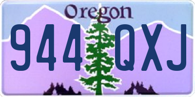 OR license plate 944QXJ