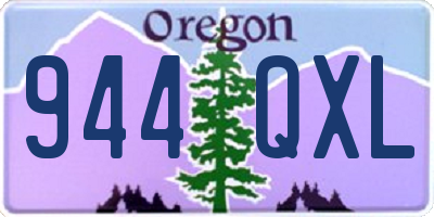 OR license plate 944QXL