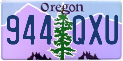 OR license plate 944QXU