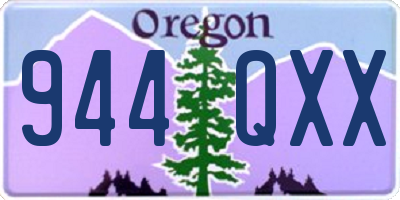 OR license plate 944QXX