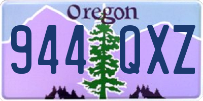 OR license plate 944QXZ